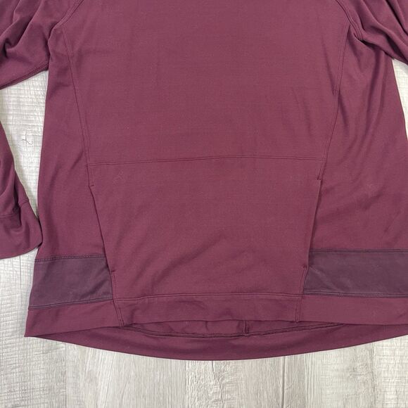 Lululemon Starting Place Hoodie Women's Size 8 Medium Garnet Rulu Yoga Q - Picture 4 of 11